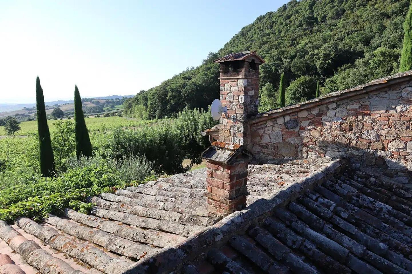 Abbadia Wine Relais Bed and Breakfast Montefollonico Exterior foto